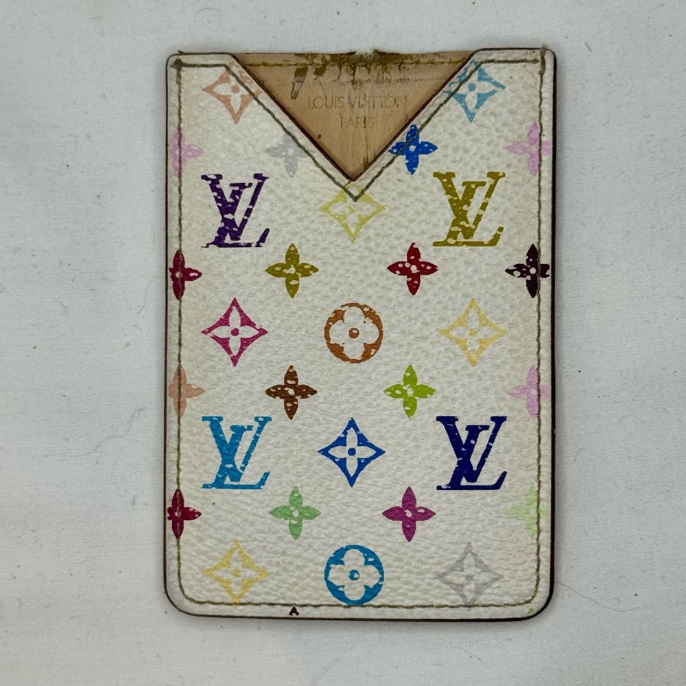 Vintage Louis Vuitton Multicolor Murakami Card Holder